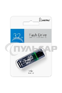 Флешка USB Smartbuy R/W 32 Gb USB Glossy series Dark Grey (SB32 GbGS-DG)