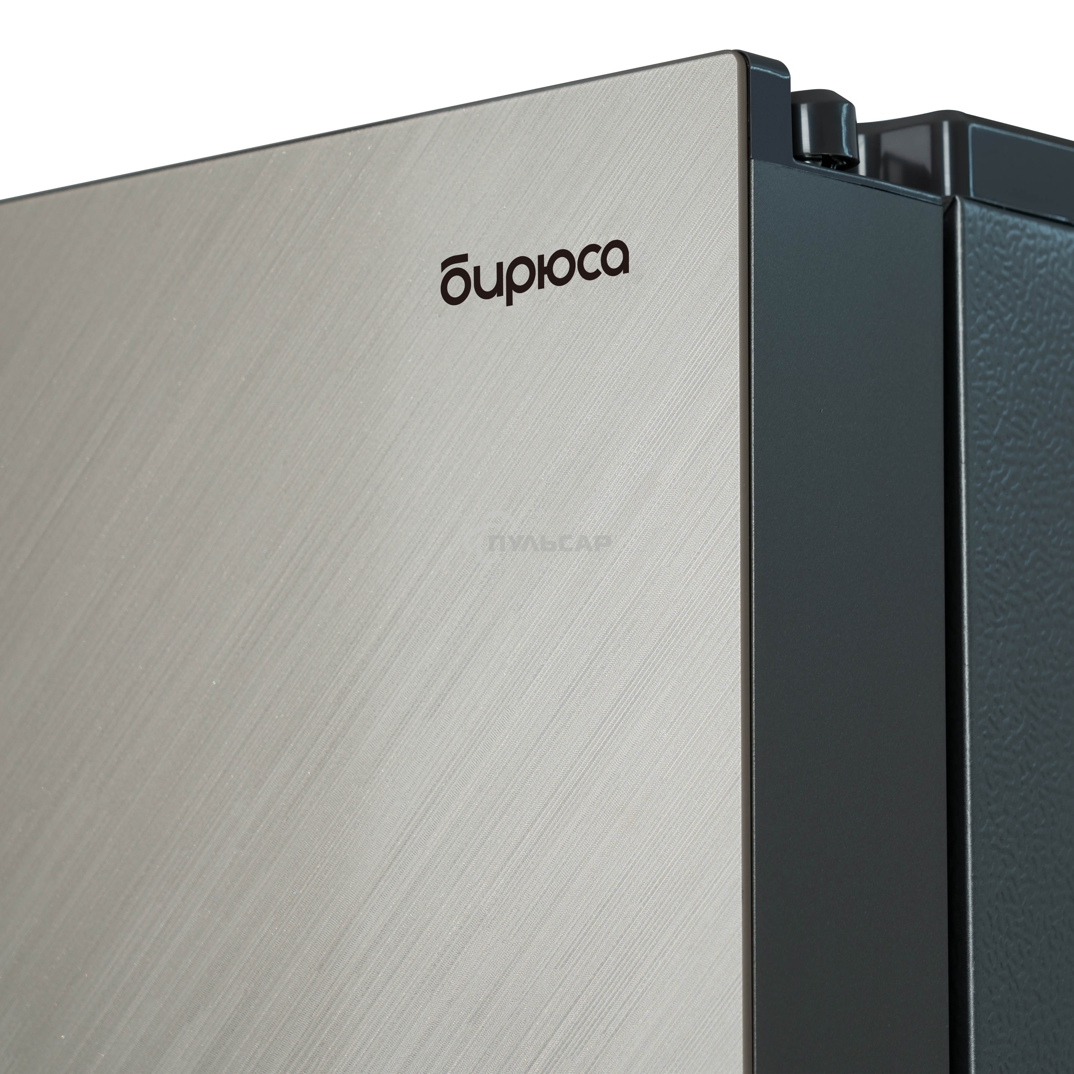 Холодильник Бирюса CD 496 TGG текстурированное бежевое стекло трехкамерный 334/162л морозилка снизу, No Frost, Side by Side