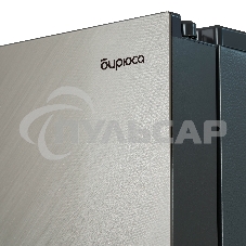 Холодильник Бирюса CD 496 TGG текстурированное бежевое стекло трехкамерный 334/162л морозилка снизу, No Frost, Side by Side