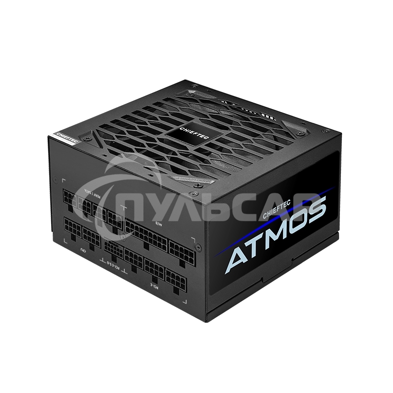 Блок питания Chieftec Atmos CPX-850FC, 850Вт, 80 PLUS Gold, 135мм, модульный, черный