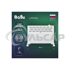 Конвектор Ballu Ettore BEC/ETMR-1500 белый, 1500 Вт, 20 м2, термостат