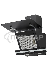 Вытяжка наклонная Krona Irma A 600 Black PB черный, 59.5 см, 1000 куб. м/ч, 62 дБ