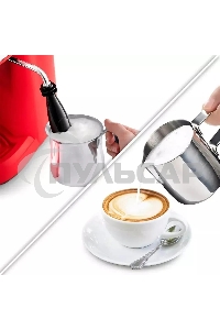 Кофеварка капельная Kitfort КТ-760-1 красный/черный, молотый кофе, 240мл, 800Вт, 3,5 бар