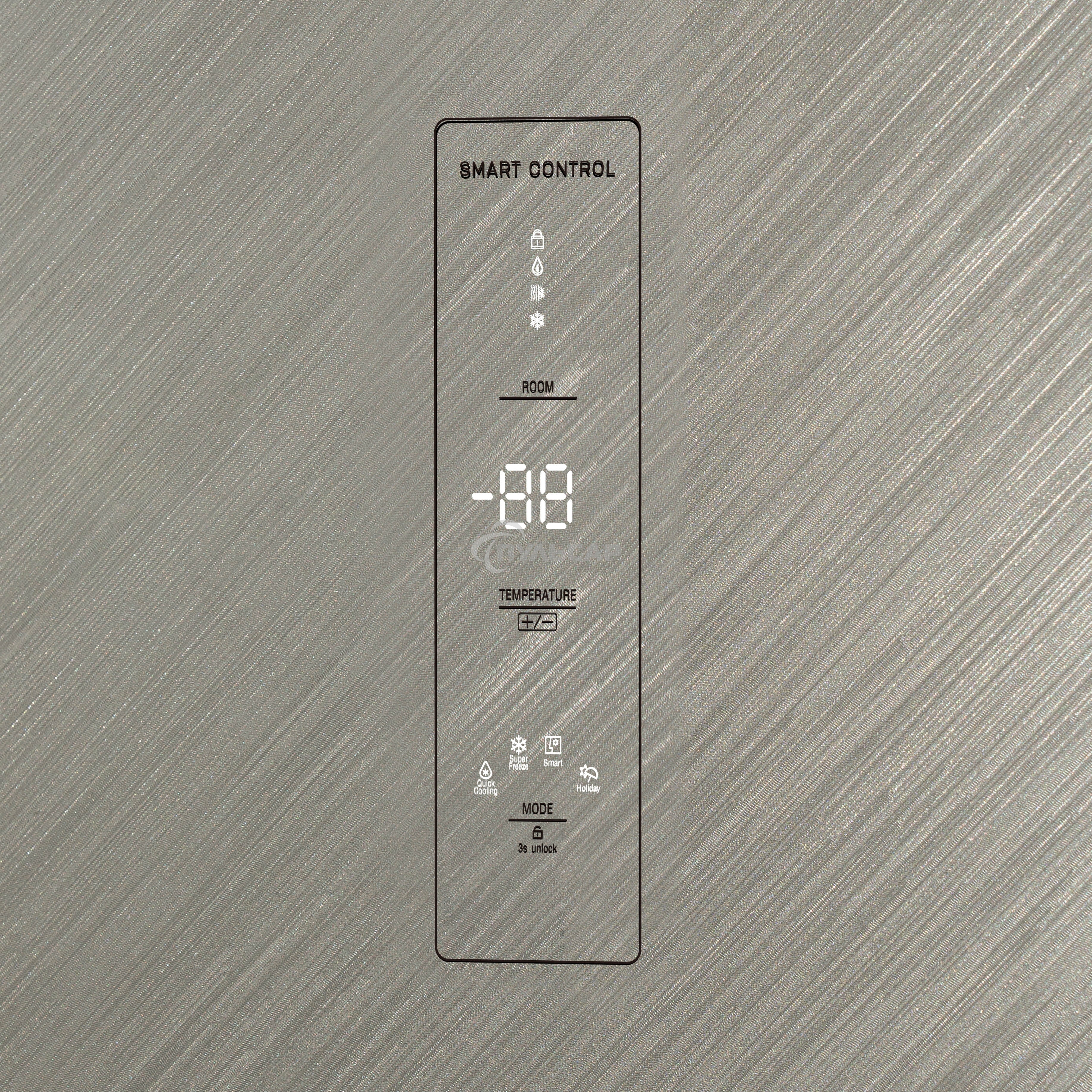 Холодильник Бирюса CD 496 TGG текстурированное бежевое стекло трехкамерный 334/162л морозилка снизу, No Frost, Side by Side