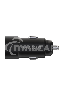 Автомобильное зарядное устройство Maxvi CCM-MS242 черный 2.4A 12W, 2xUSB