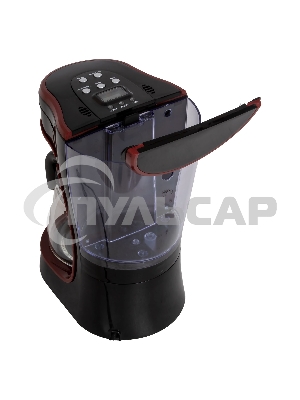 Кофеварка капельная SUPRA CMS-0655 черный/красный, исп. кофе - молотый, 720 мл, 750 Вт.