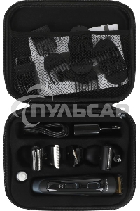 Триммер Rowenta Selectium TN9464E0 черный/хром (насадок в компл:16шт)