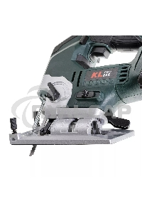 Профессиональный лобзик бесщеточный KLPRO KLDT18B-20 (18В, Li-ion-2шт, 2.0А·ч, патрубок для пылесоса, полотна (дерево/металл, З/У, кейс)