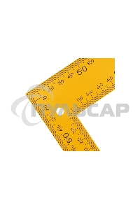 Угольник стальной, 200 мм х 300 мм, ультрафиолетовая печать (измерительная шкала) Denzel