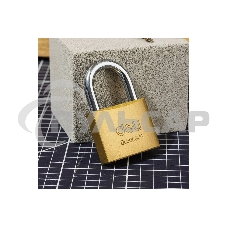Замок навесной Deli DL508906 латунный, 50мм