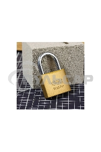 Замок навесной Deli DL508906 латунный, 50мм