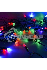 Гирлянда светод. рисовая Funray RL-540M, 5м, 40LED, мульти (4цв.), темно-зел. шнур 0,7м, контроллер,
