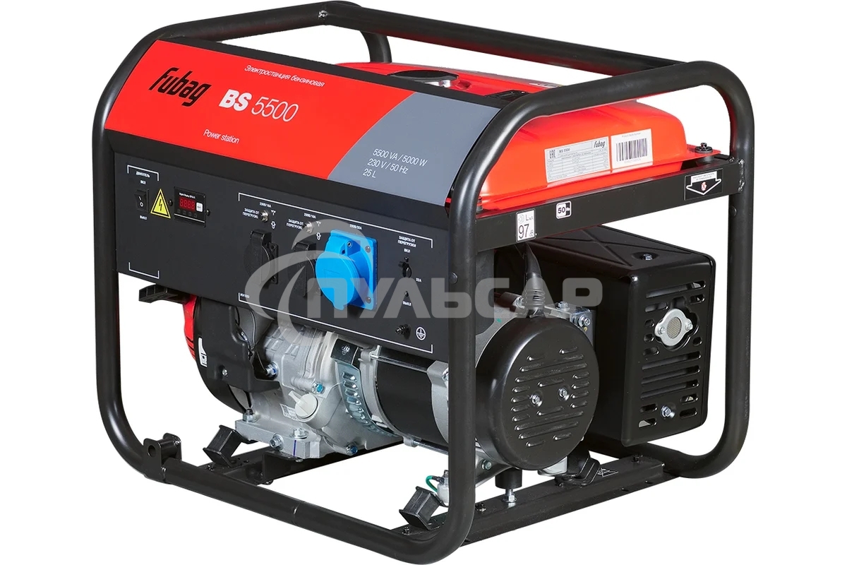 Электрогенератор бензиновый FUBAG BS 5500, 5 кВт, 78 дБ, 82 кг