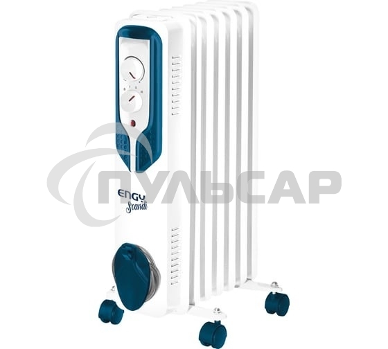 Обогреватель масляный Engy EN-2507 Scandi, белый, 1500 Вт, 15 м2, термостат