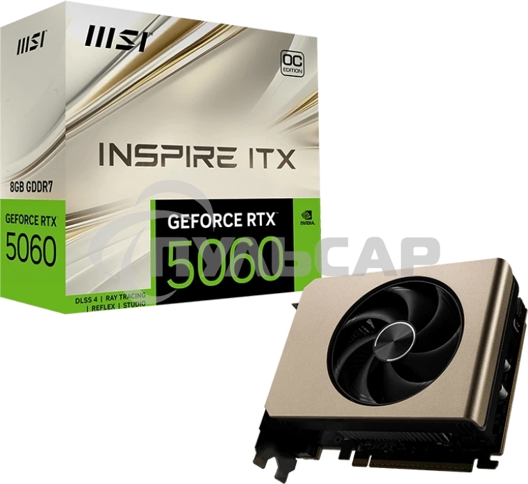 Видеокарта MSI RTX 5060 8Gb RTX 5060 8G INSPIRE ITX OC