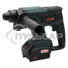 Профессиональный бесщеточный перфоратор аккумуляторный KLPRO KLPM18B-50 (18В, Li-ion-2шт, 5.0А·ч, 1,7Дж, SDS-plus, З/У,сумка)