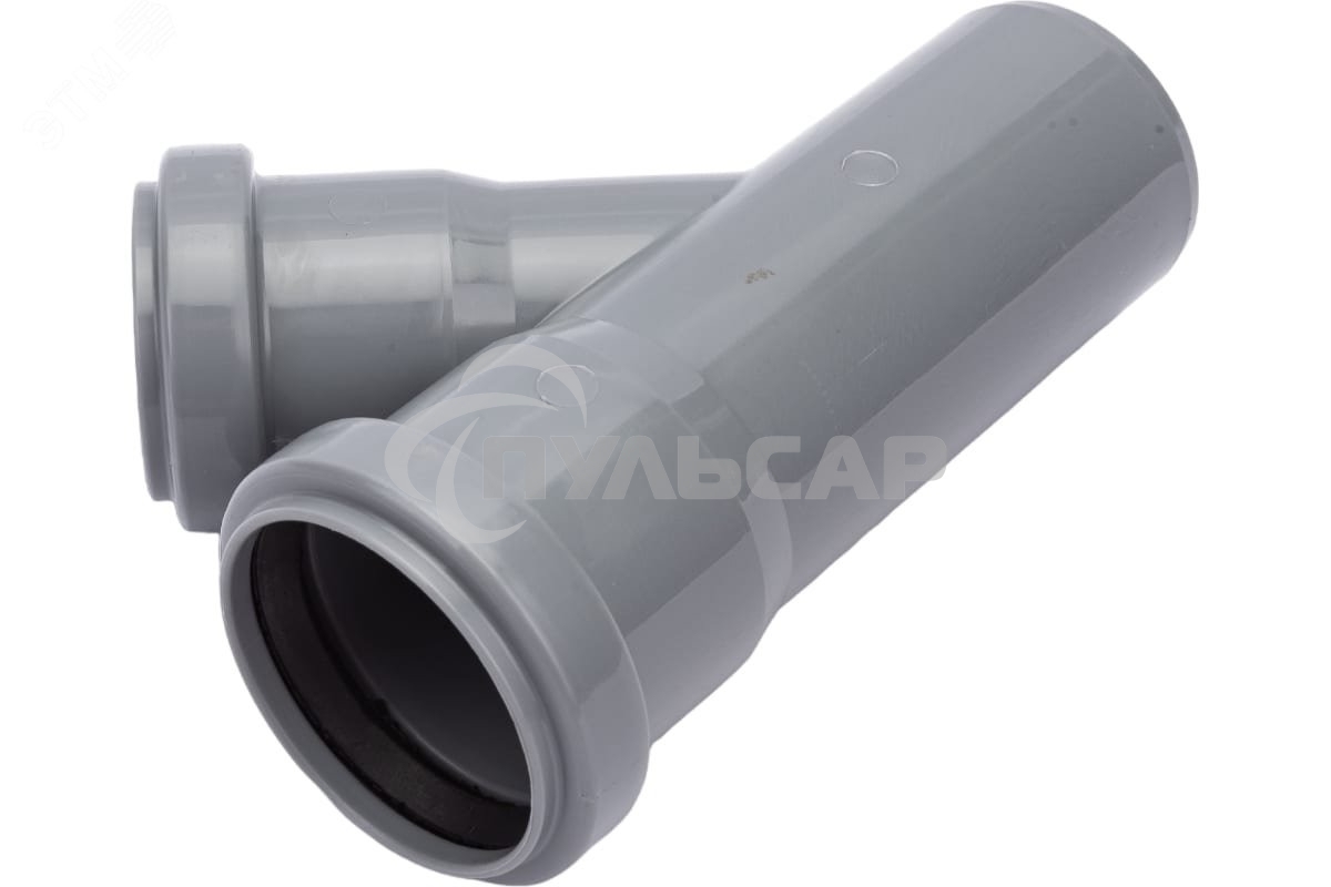 Тройник канализационный Политэк 45 град. 50 х 40 205445