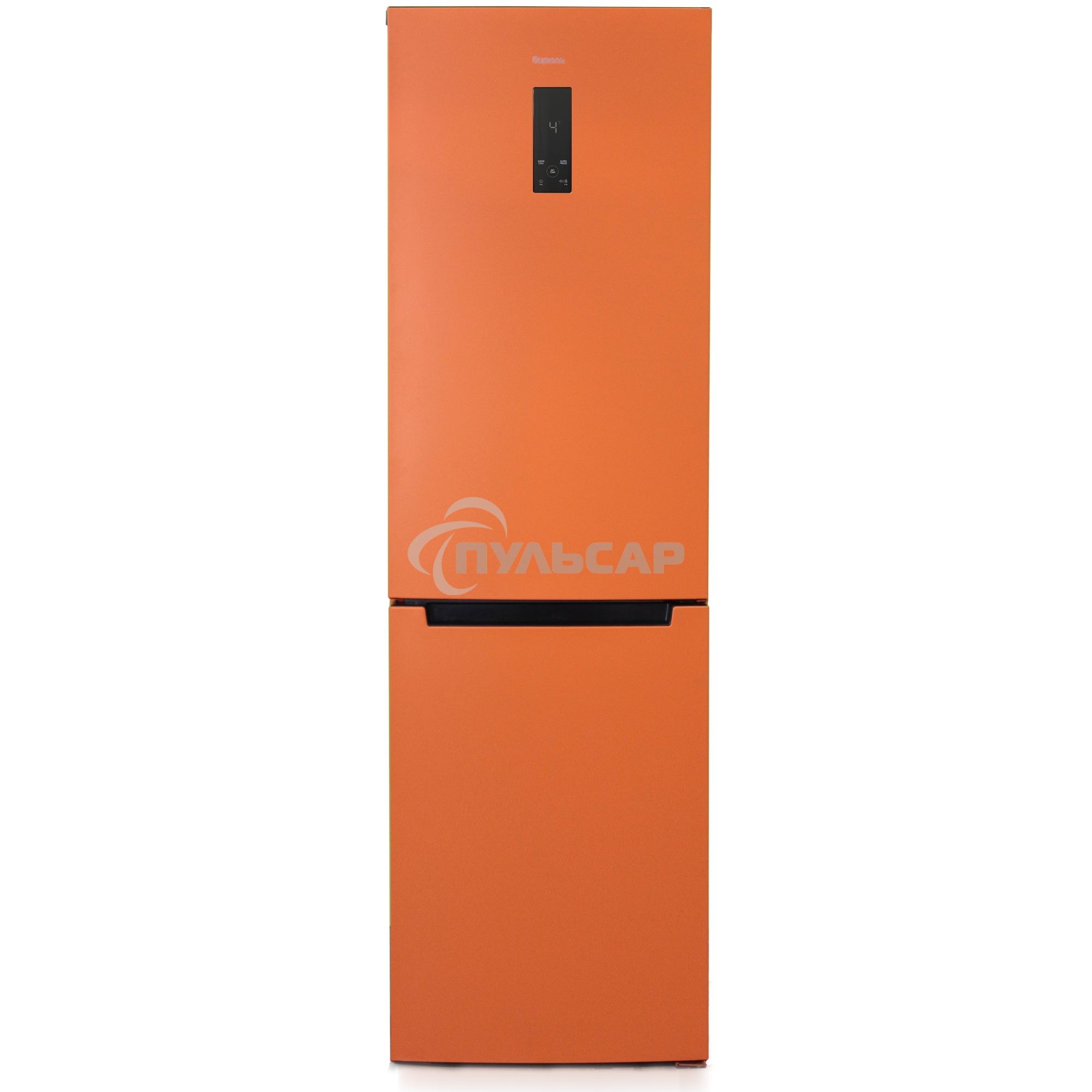 Холодильник Бирюса Б-T980NF оранжевый двухкамерный 240/130 л морозильник снизу, No Frost