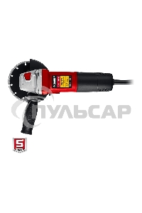 Углошлифовальная машина ЗУБР 125 мм, 1000 Вт.