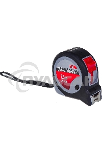 Рулетка Matrix Continuous fixation, 7,5 м х 25 мм, обрезиненный корпус, плавная фиксация