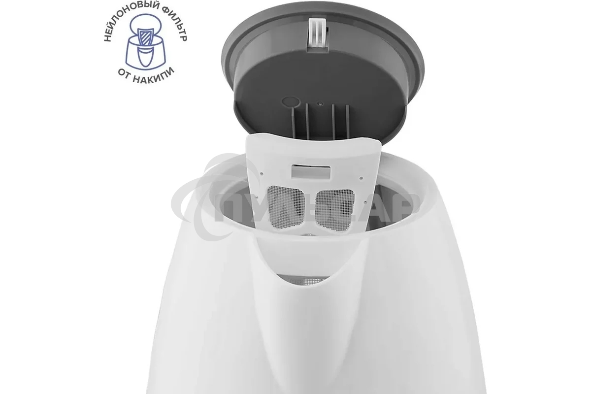 Чайник электрический Scarlett SC-EK18P49 1.7л. 2200Вт белый/серый (корпус: пластик)