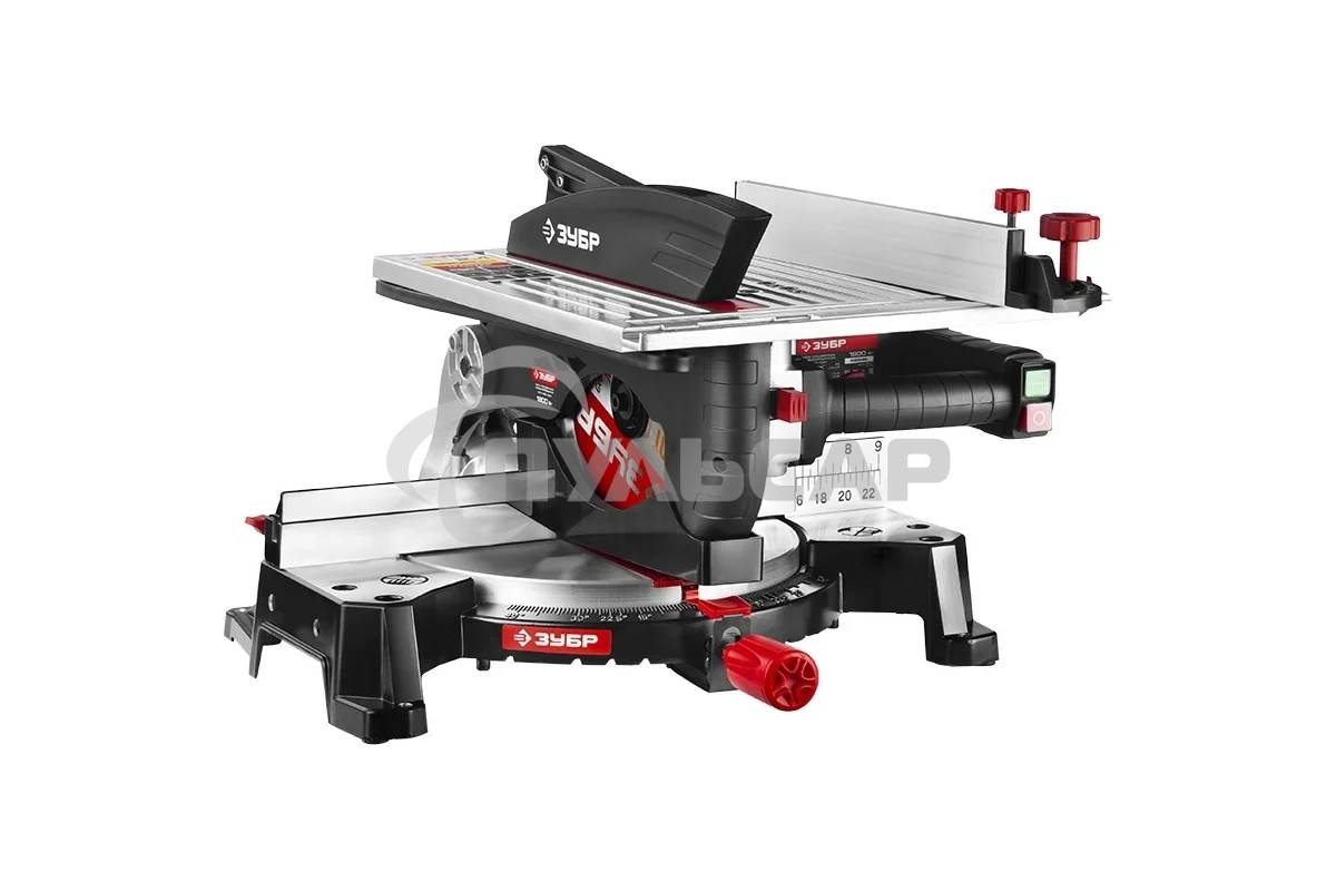 Торцовочная комбинированная пила ЗУБР ЗПТК-255-1800