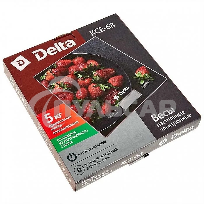 Весы настольные электронные Delta KCE-68 