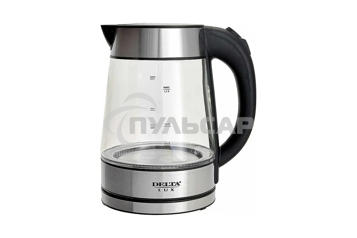 Чайник электрический DELTA LUX DE-1004 стекло
