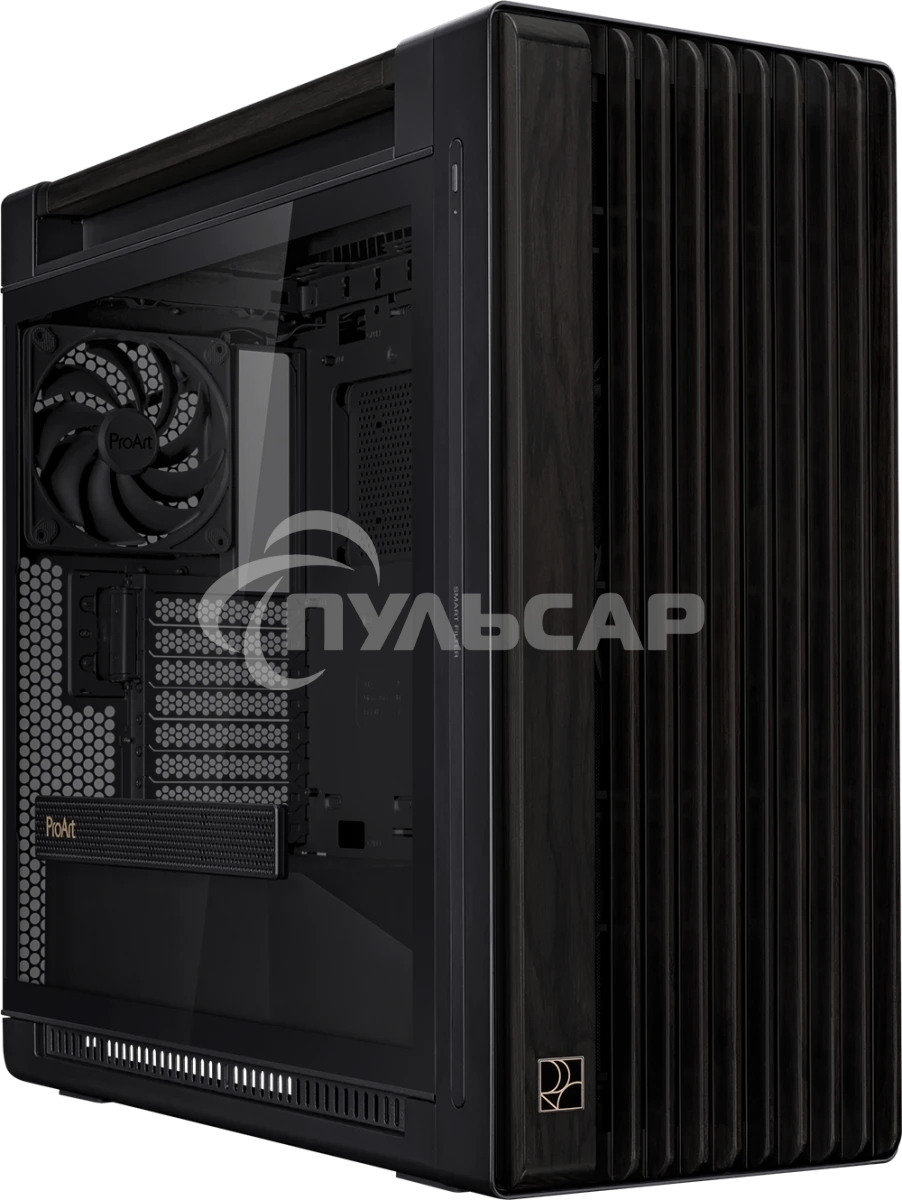 Компьютерный корпус ASUS PROART PA602 WOOD TG PWM черный