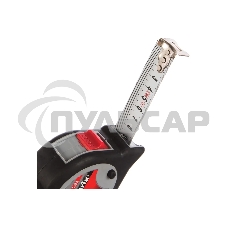 Рулетка Matrix Continuous fixation, 7,5 м х 25 мм, обрезиненный корпус, плавная фиксация