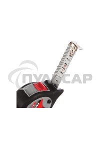 Рулетка Matrix Continuous fixation, 7,5 м х 25 мм, обрезиненный корпус, плавная фиксация