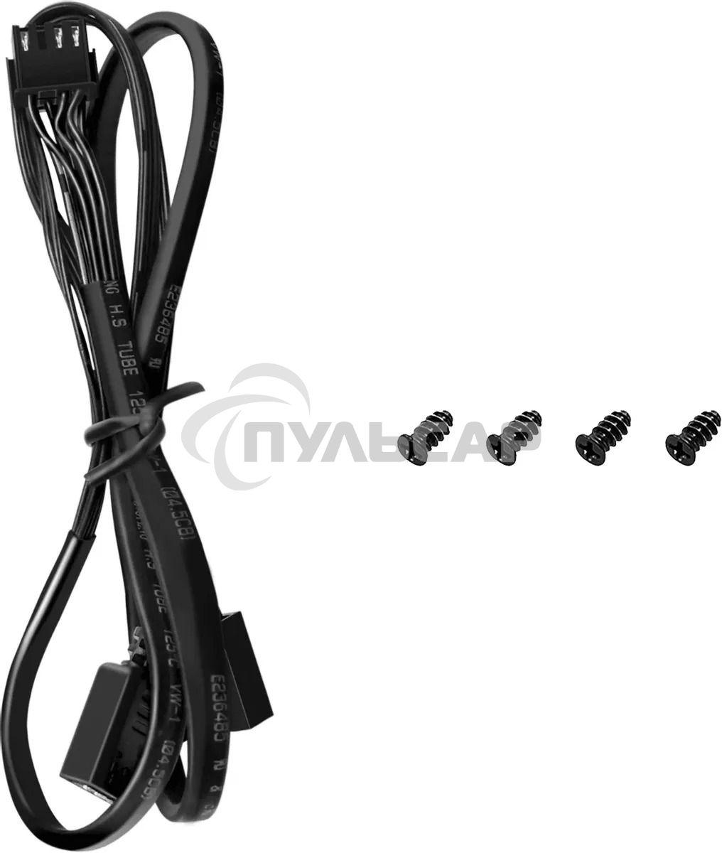 Вентилятор для корпуса DEEPCOOL FD12 черный, 120 мм, 2050 об/мин, 26.9 дБ, 4 pin