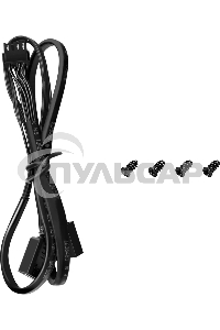 Вентилятор для корпуса DEEPCOOL FD12 черный, 120 мм, 2050 об/мин, 26.9 дБ, 4 pin