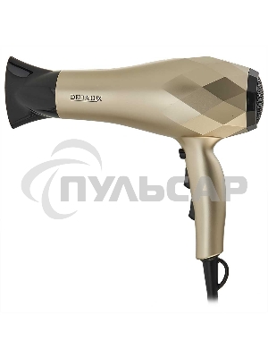Фен Delta LUX DL-0941 золотой с черным