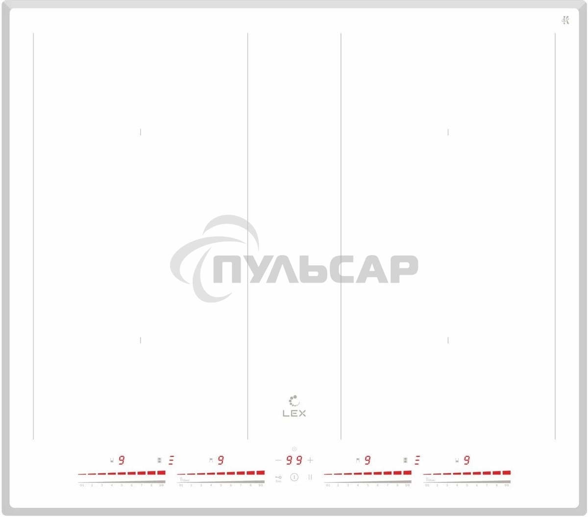 Индукционная варочная панель Lex EVI 641C WH белый