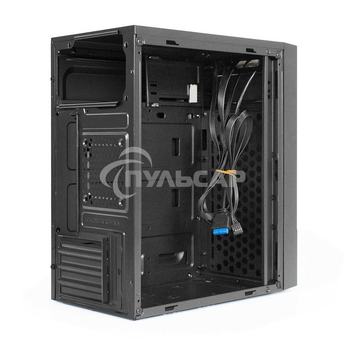 Компьютерный корпус ExeGate BAA-113 EX292347RUS Minitower (mATX, без БП, 2*USB, аудио, черный)