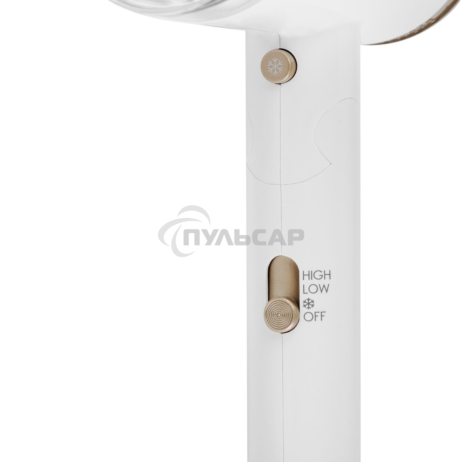 Фен для волос Galaxy Line GL 4353, белый, 2200 Вт, 2 скорости потока воздуха, функция 