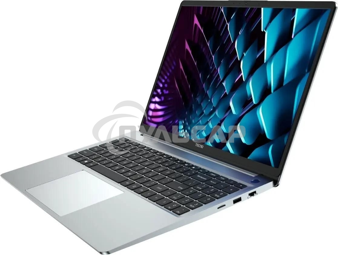 Ноутбук Tecno MegaBook K16SAA серебристый Core i5 13420H 16Gb SSD1Tb Intel UHD Graphics 16