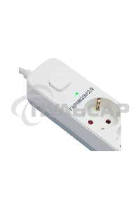 Сетевой фильтр Гарнизон 2.0 Мультипорт EPS-4-U3-W-2, 4 р, 10А, 3xUSB, 2м, ур.защиты 2+, белый, пакет
