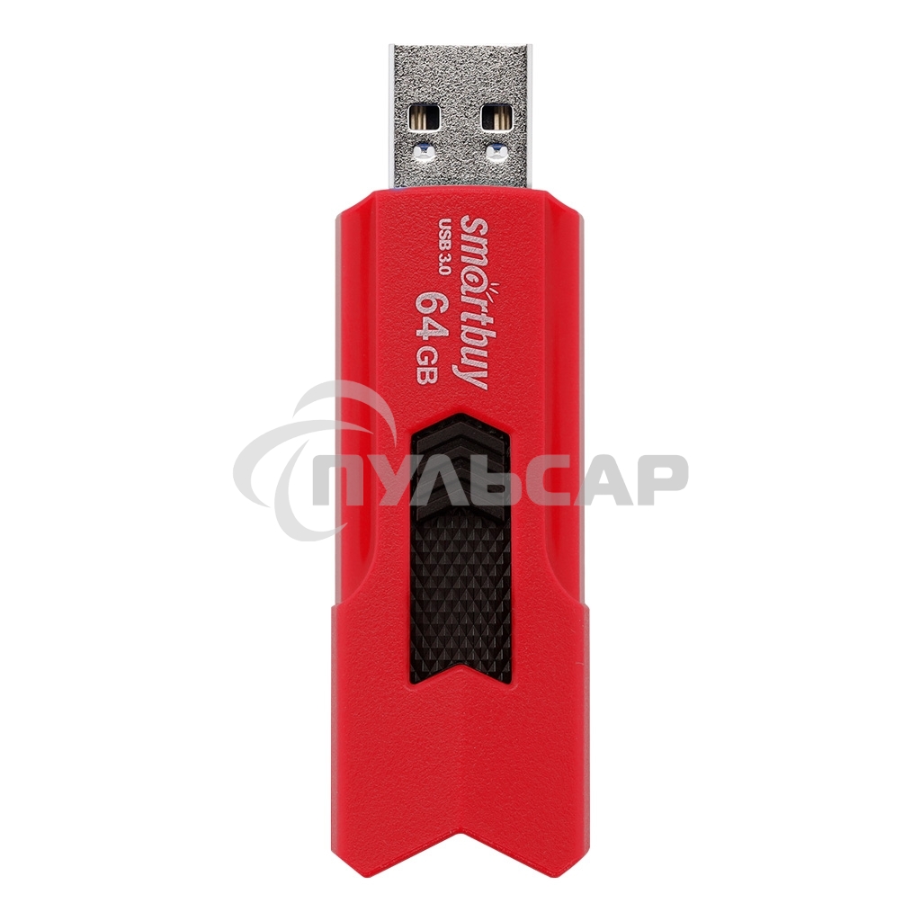 Флешка USB 64 Gb USB <USB 3.0> Smartbuy STREAM Red (SB64 GbST-R3)