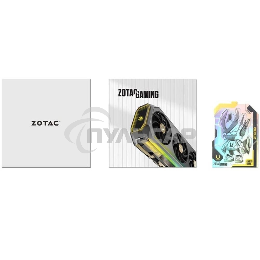 Видеокарта Zotac RTX5060 AMP 8Gb GDDR7 128bit 3xDP HDMI 2FAN MEDIUM PACK