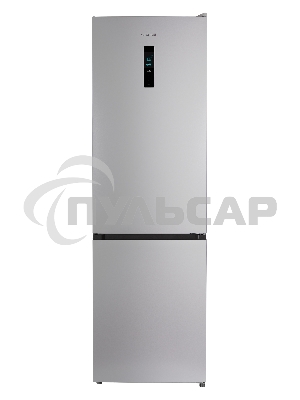 Холодильник Nordfrost RFC 390D NFS серебристый двухкамерный 240/95л морозилка снизу