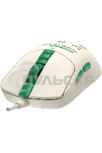 Мышь проводная A4Tech Bloody W72 Ultra Pixels Green рисунок/бежевый/зеленый, 20000 dpi, USB, кнопки - 7