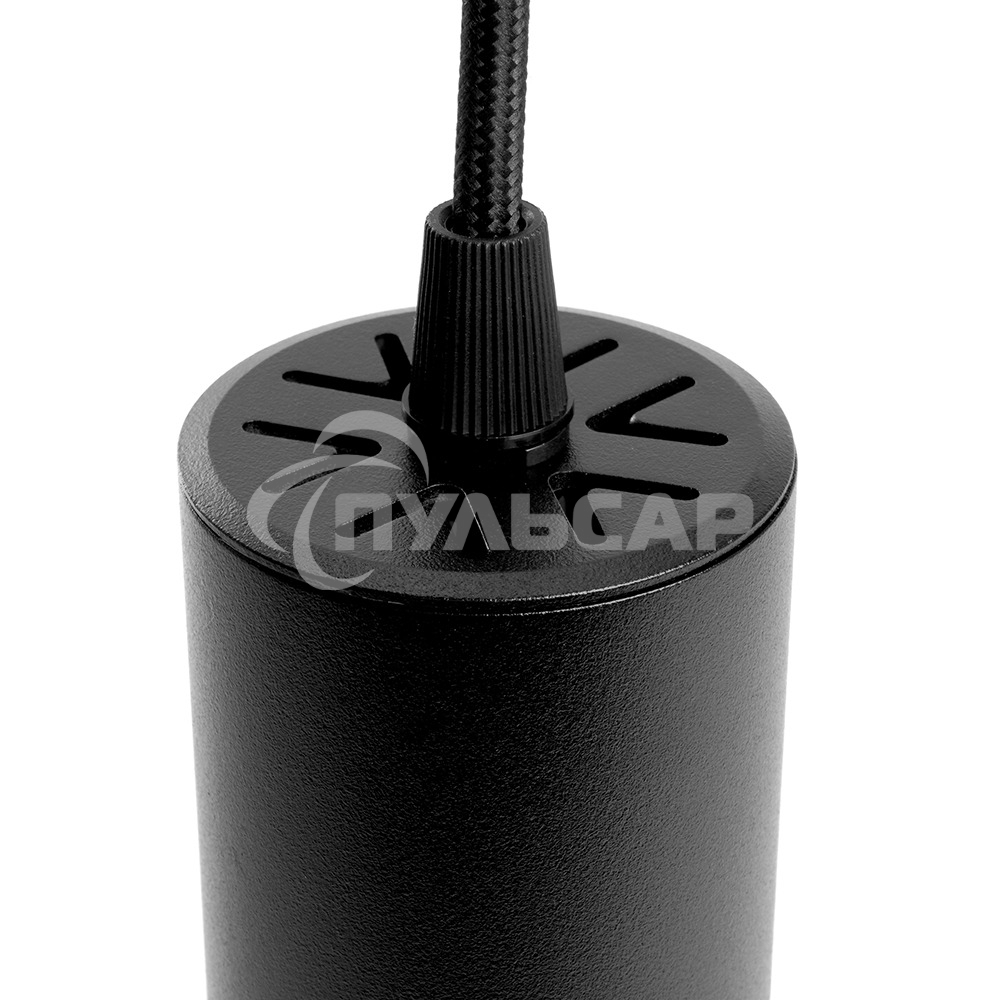 Светильник трековый на шинопровод FERON AL196 ДПО GU10 без лампы на подвесе черный