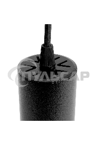 Светильник трековый на шинопровод FERON AL196 ДПО GU10 без лампы на подвесе черный