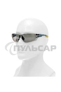 Очки защитные Denzel открытые, поликарбонатные, дымчатая линза