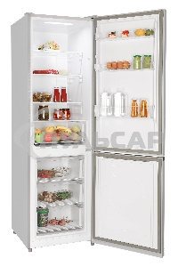 Холодильник Nordfrost RFC 390D NFS серебристый двухкамерный 240/95л морозилка снизу