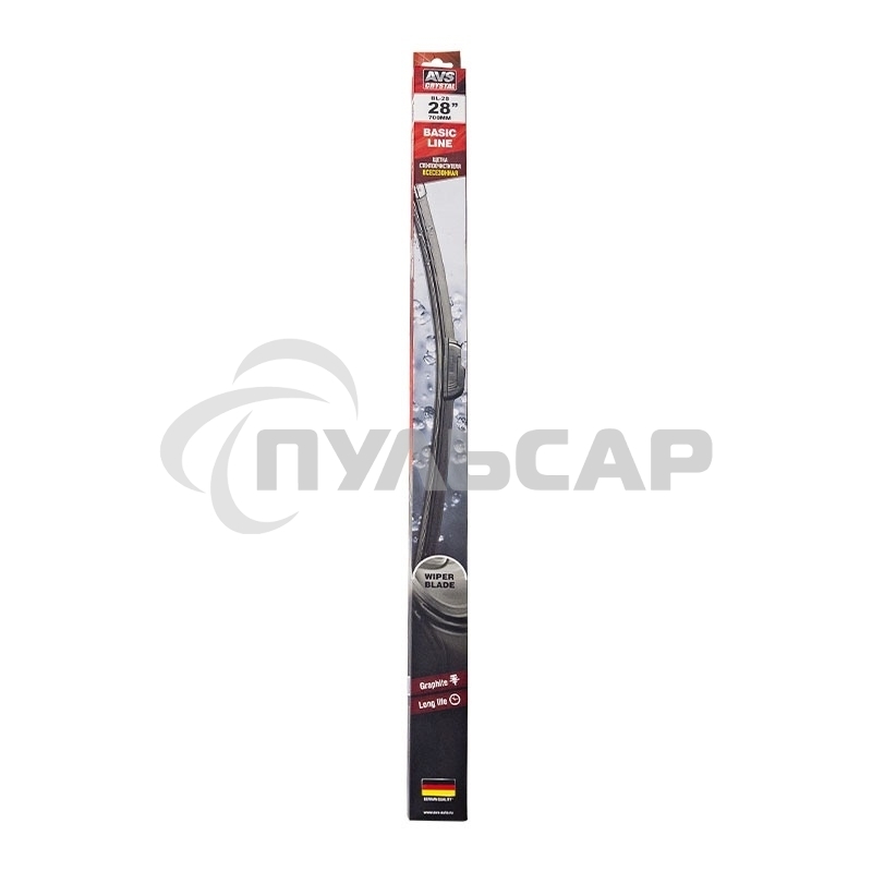 Щетки стеклоочистителя AVS BL-28 б/к 70см ''28 (1шт.) универсальные