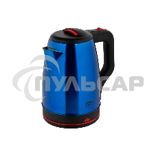 Чайник электрический Homestar HS-1003 1.8л нержавейка, синий