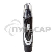 Триммер для носа, ушей и бровей Delta DL-4300 черный с серебристым